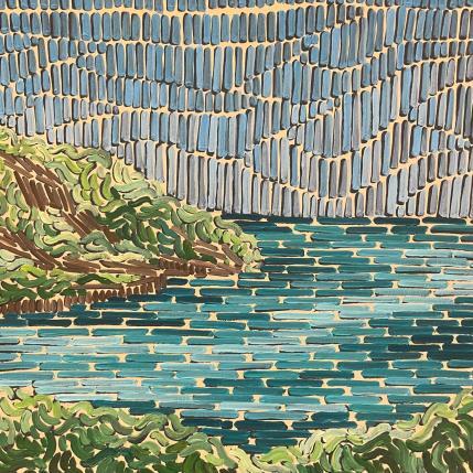 Painting Sea by Dmitrieva Daria | Painting Impressionism Acrylic Landscapes, Marine, Nature