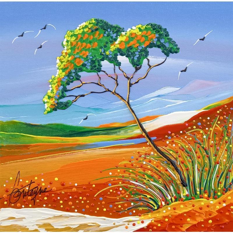 Peinture À l'ombre du désir par Fonteyne David | Tableau Figuratif Paysages Nature Acrylique
