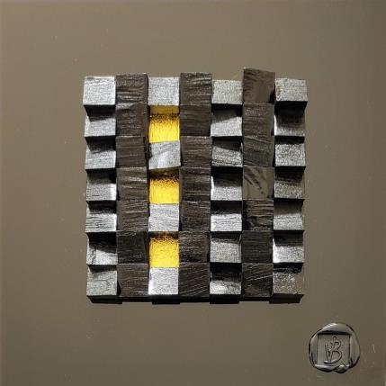 Painting Port Villa by Bauquel Véronique | Painting Abstract Acrylic, Gluing, Wood Minimalist, Pop icons