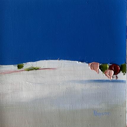 Peinture Douceur d'hiver 1 par Hirson Sandrine  | Tableau Abstrait Huile Minimaliste, Nature, Paysages