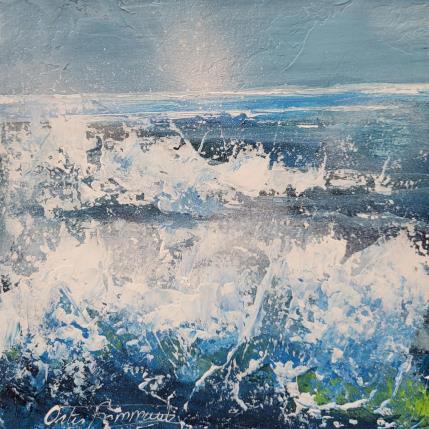 Painting Lueur by Ortis-Bommarito Nicole | Painting Figurative Acrylic Marine