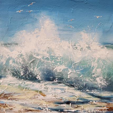 Painting Ivresse by Ortis-Bommarito Nicole | Painting Figurative Acrylic Marine