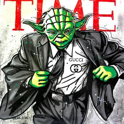Peinture maitre YODA par Cornée Patrick | Tableau Pop-art Graffiti, Huile Cinéma, Icones Pop, Mode