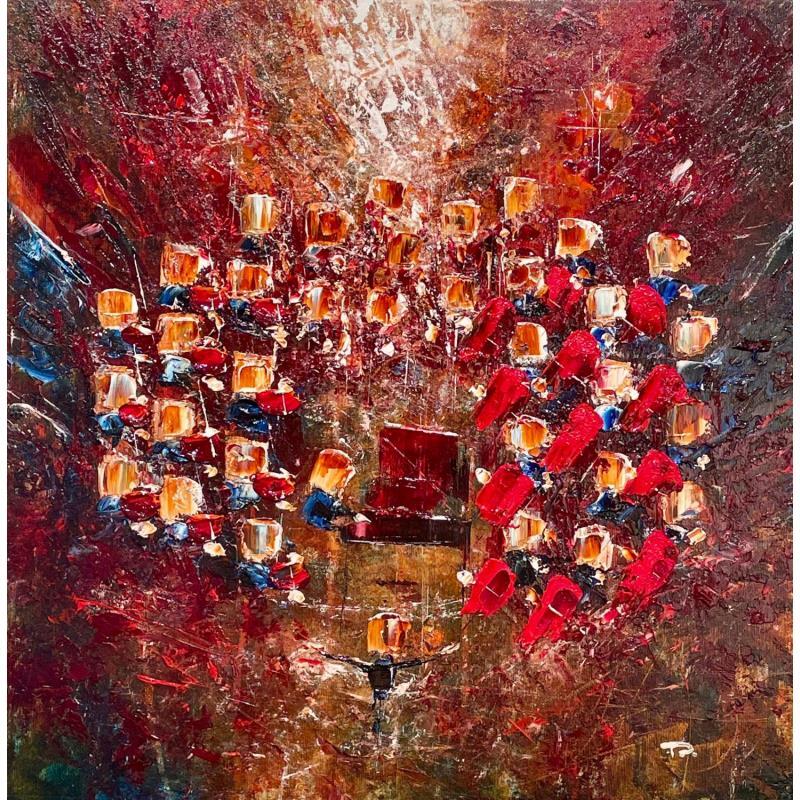 Peinture Concert rouge par Reymond Pierre | Tableau Figuratif Huile