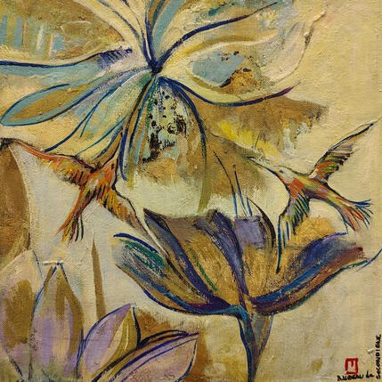 Peinture Sweet nectar 1 par Machi | Tableau Figuratif Huile