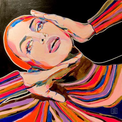 Painting Renversante by Coco | Painting Figurative Acrylic Portrait