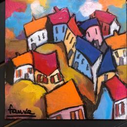 Painting Paysage  by Fauve | Painting Figurative Acrylic Nature