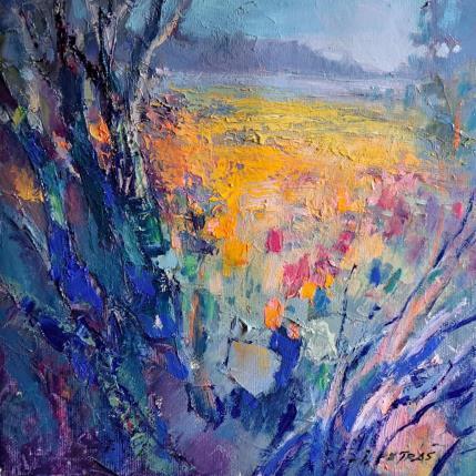 Peinture Forest and a Meadow par Petras Ivica | Tableau Impressionnisme Huile Paysages