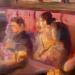 Painting Le Red Café by Jung François | Painting Figurative Life style Oil