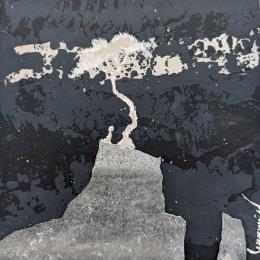 Peinture A225 par Lemonnier  | Tableau Matiérisme Acrylique, Zinc Paysages