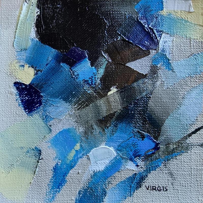 Gemälde Happiness and rain von Virgis | Gemälde Abstrakt Minimalistisch Öl