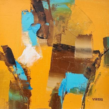 Gemälde Simple geometry von Virgis | Gemälde Abstrakt Öl Minimalistisch, Pop-Ikonen