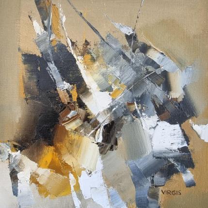 Peinture Already on the road par Virgis | Tableau Abstrait Huile Minimaliste