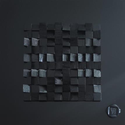 Peinture Indianapolis par Bauquel Véronique | Tableau Abstrait Acrylique, Bois, Collage Minimaliste