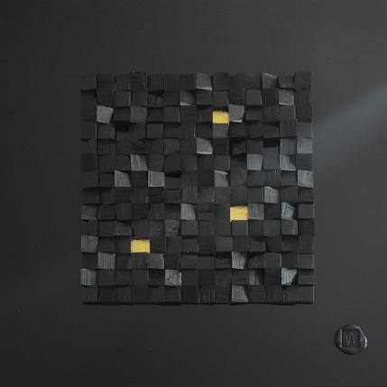 Painting Princeton by Bauquel Véronique | Painting Abstract Acrylic, Gluing, Metal, Wood Minimalist