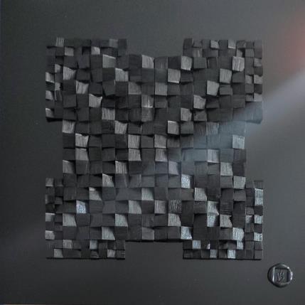 Peinture Baccarat  par Bauquel Véronique | Tableau Abstrait Acrylique, Bois, Collage Minimaliste