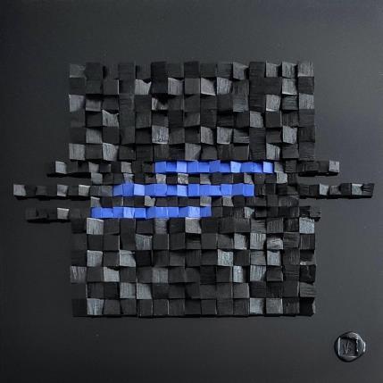 Painting Cannes by Bauquel Véronique | Painting Abstract Acrylic, Gluing, Wood Minimalist