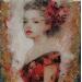 Painting Amara II by Bofill Laura | Painting Figurative Portrait Acrylic Resin