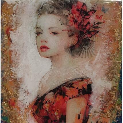 Painting Amara II by Bofill Laura | Painting Figurative Acrylic, Resin Portrait