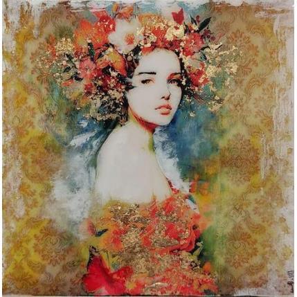 Painting Sandra III by Bofill Laura | Painting Figurative Acrylic, Resin Pop icons, Portrait