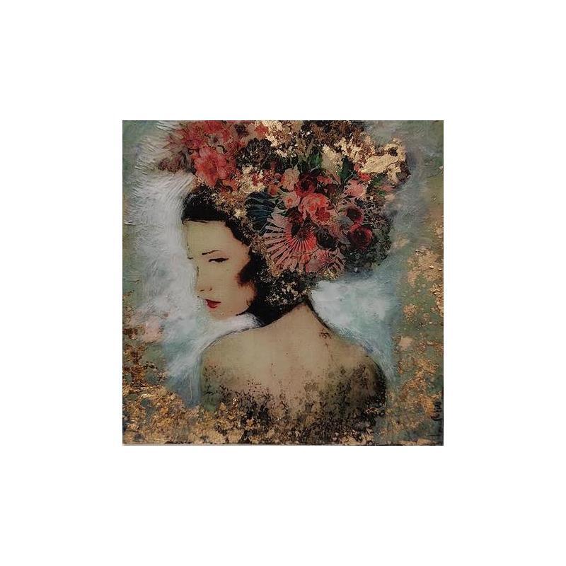 Painting Mi Elena by Bofill Laura | Painting Figurative Portrait Acrylic Resin