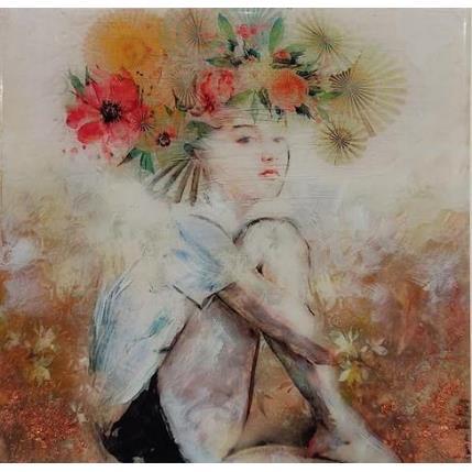 Painting Meri Sentada by Bofill Laura | Painting Figurative Acrylic, Resin Pop icons, Portrait