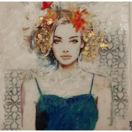 Painting Bella III by Bofill Laura | Painting Figurative Acrylic, Resin Portrait