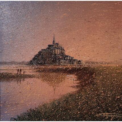 Painting Entre ciel et terre by Dessapt Alan | Painting Figurative Acrylic, Oil Urban