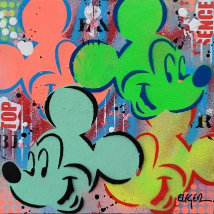 Peinture POP COMICS par Euger Philippe | Tableau Pop-art Acrylique, Collage Icones Pop