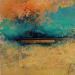 Painting Abstraction #2652 by Hévin Christian | Painting Abstract Minimalist Oil Acrylic Pastel
