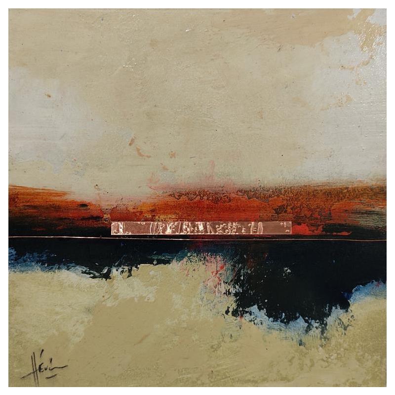 Painting Abstraction #2656 by Hévin Christian | Painting Abstract Minimalist Oil Acrylic Pastel