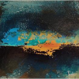 Peinture Abstraction #2654 par Hévin Christian | Tableau Abstrait Acrylique, Huile, Pastel Minimaliste