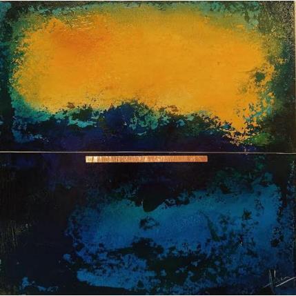 Peinture Abstraction #2663 par Hévin Christian | Tableau Abstrait Acrylique, Huile, Pastel Minimaliste