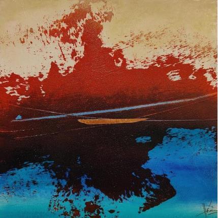 Peinture Abstraction #2664 par Hévin Christian | Tableau Abstrait Acrylique, Huile, Pastel Minimaliste