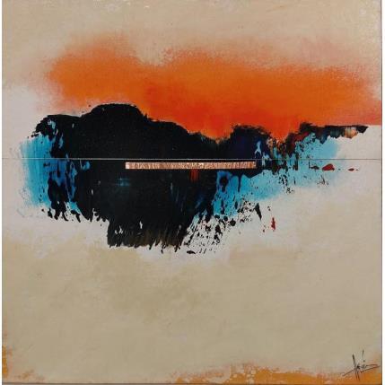 Peinture Abstraction #2665 par Hévin Christian | Tableau Abstrait Acrylique, Huile, Pastel Minimaliste