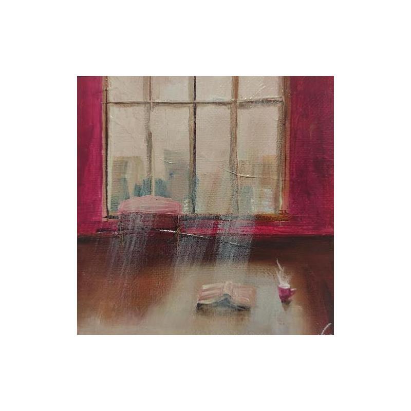 Painting une pause by Vinnie | Painting Figurative Oil