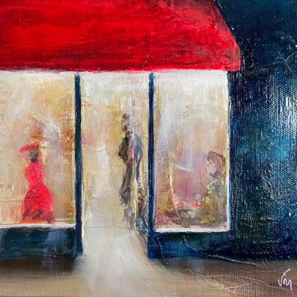 Peinture au chaud par Vinnie | Tableau Figuratif Huile