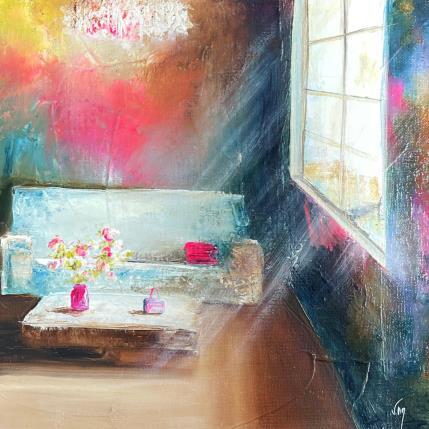 Peinture couleurs de la vie par Vinnie | Tableau Figuratif Huile