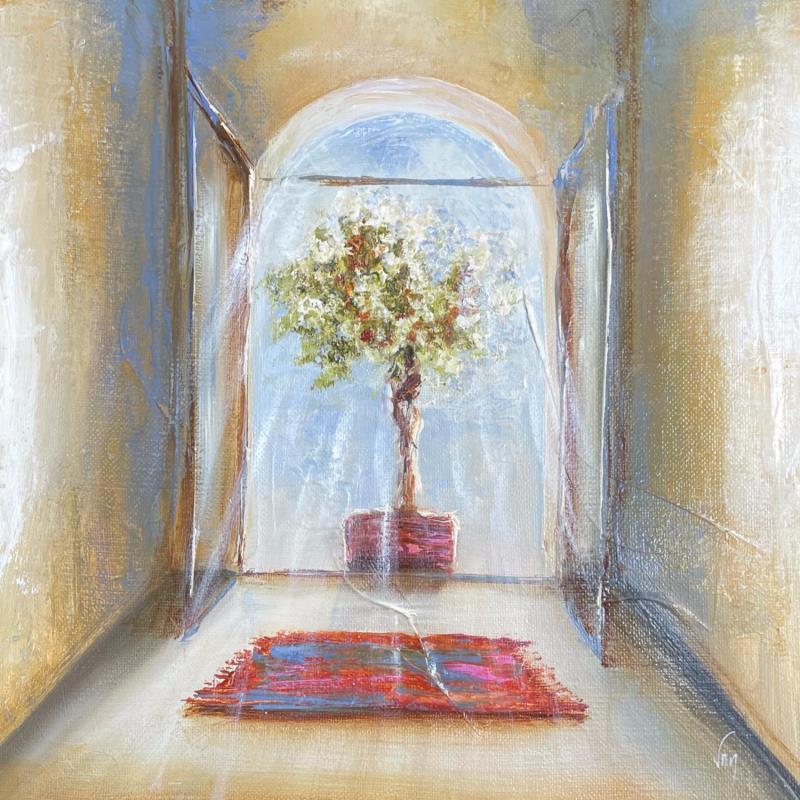 Peinture un voyage par Vinnie | Tableau Figuratif Huile