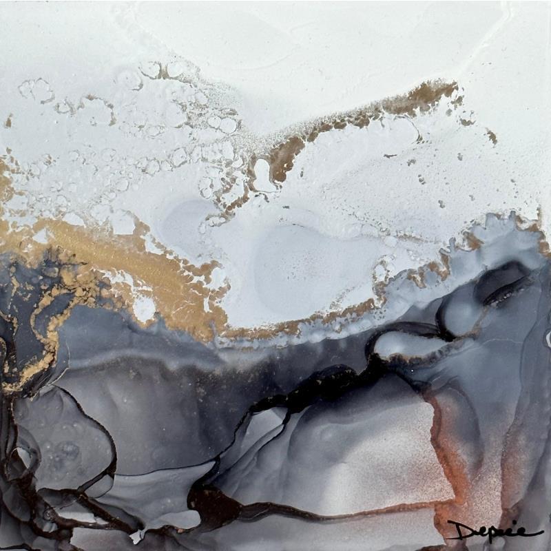 Painting 1203 Poésie Minérale  by Depaire Silvia | Painting Abstract Ink