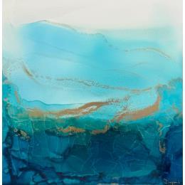 Painting -1610- Poésie givrée by Depaire Silvia | Painting Abstract Ink