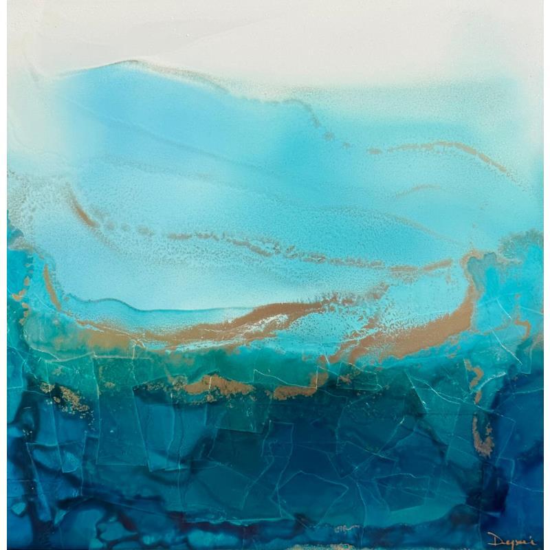 Painting -1610- Poésie givrée by Depaire Silvia | Painting Abstract Ink