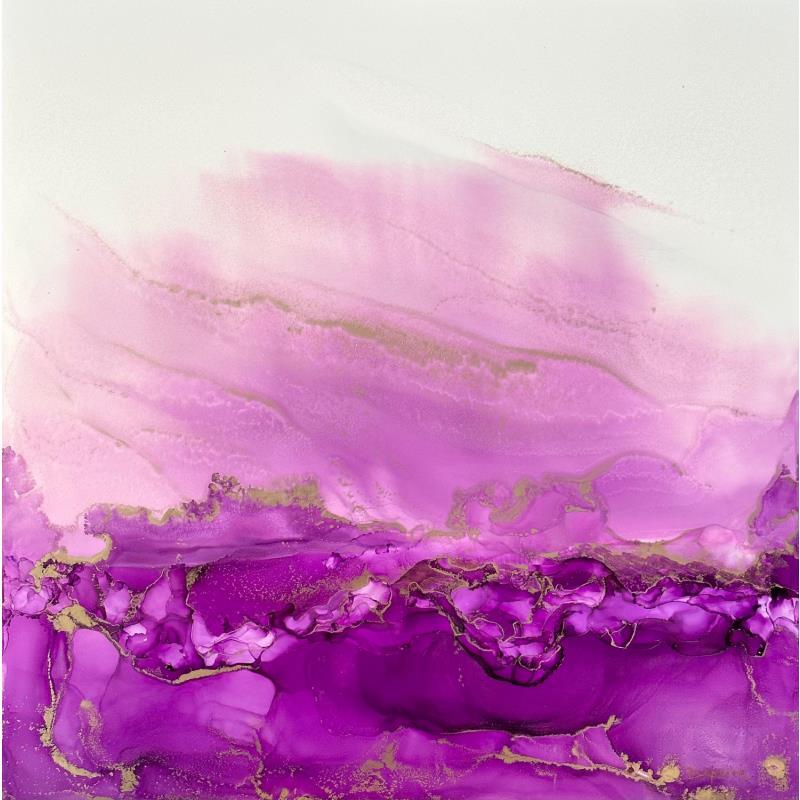 Peinture -1576- Poésie florale par Depaire Silvia | Tableau Abstrait Encre