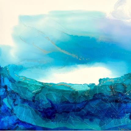 Peinture -1634- Poésie Marine par Depaire Silvia | Tableau Abstrait Encre