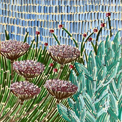 Peinture Grass 1 par Dmitrieva Daria | Tableau Impressionnisme Acrylique Nature