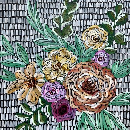 Peinture Bouquet 3  par Dmitrieva Daria | Tableau Impressionnisme Acrylique Nature