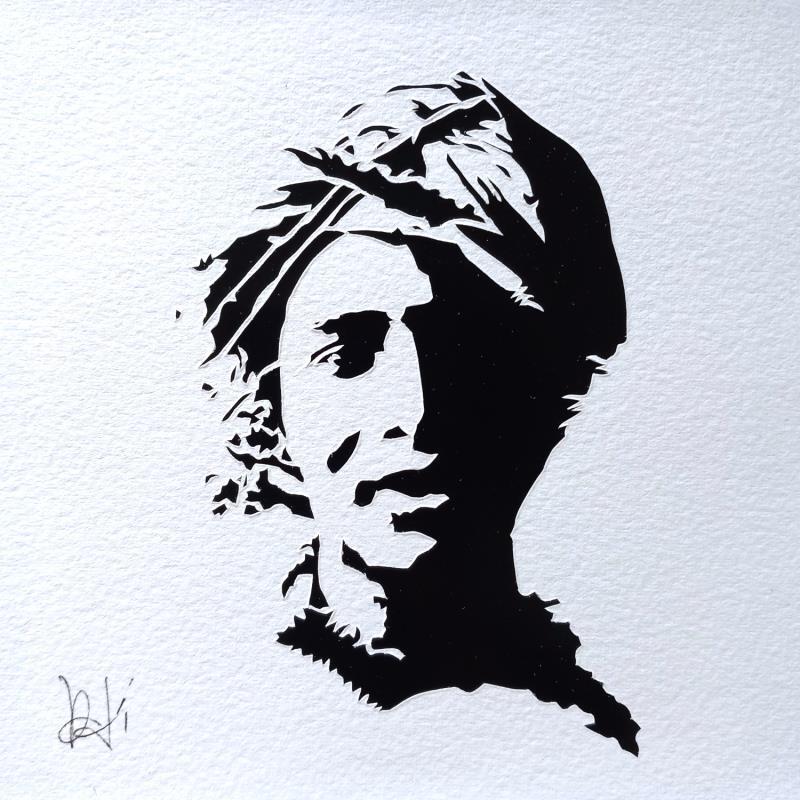 Painting LE SOULAGEMENT by Louafi Valentine | Painting Figurative Portrait Paper