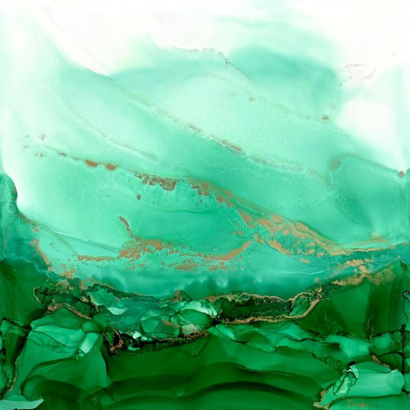 Peinture F3 - 1568 Poésie Végétale par Depaire Silvia | Tableau Abstrait Paysages Nature Minimaliste Acrylique