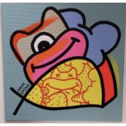 Peinture Mamba two par Hank China | Tableau Pop-art Acrylique, Posca