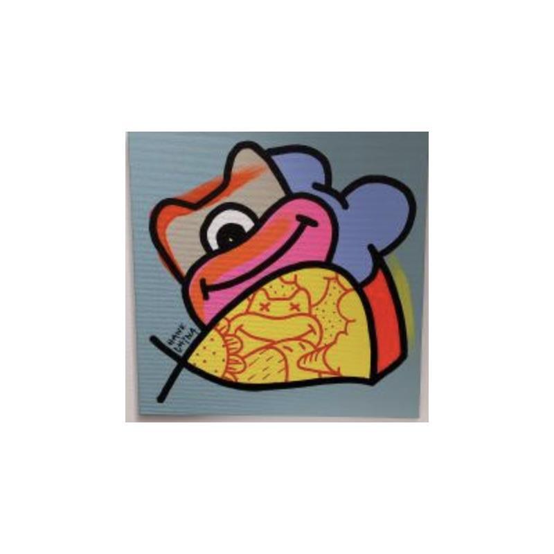 Painting Mamba two by Hank China | Painting Pop-art Acrylic Posca